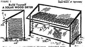 solar wood dryer
